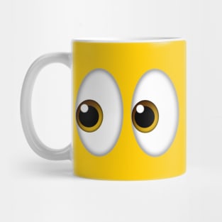 Side Eyes Emoji Mug